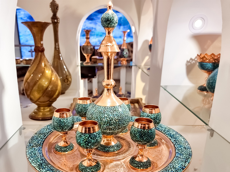 Iranian handicrafts in isfahan