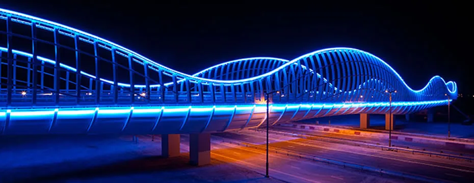 The Dubai Frame Bridge 1