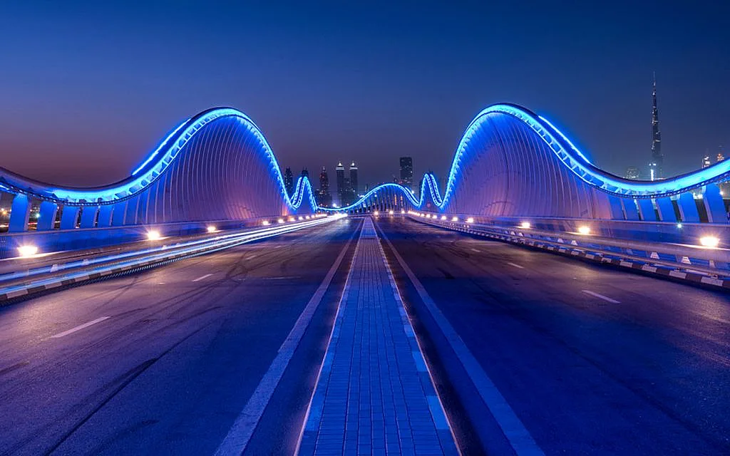 The Dubai Frame Bridge