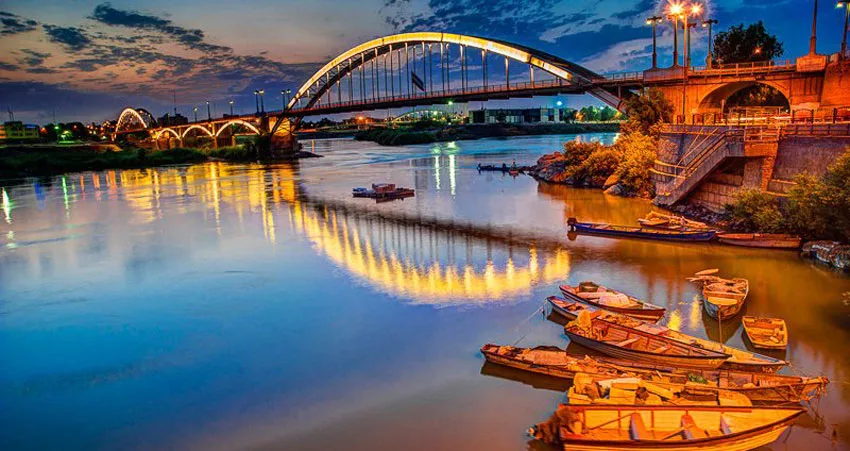 ahvaz attracions white bridge