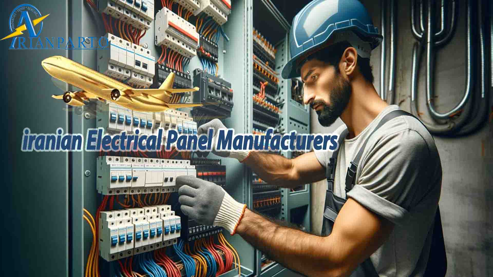 A person wearing a helmet and working on electrical panel AI-generated content may be incorrect.